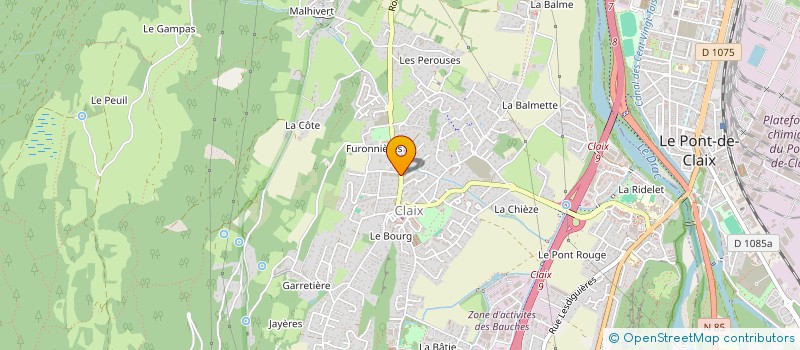 localisation de l'entreprise MONSIEUR ILIES DJOUDI  CLAIX