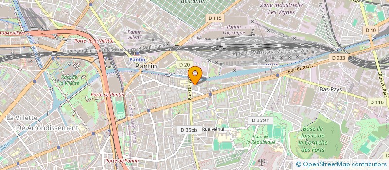 localisation de l'entreprise MONSIEUR ILIES EL BASRI  PANTIN