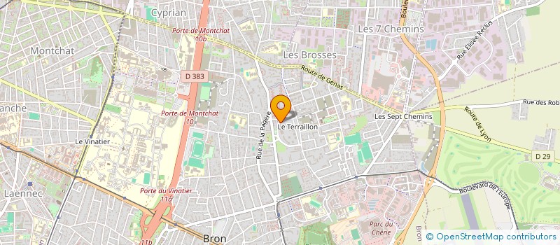 localisation de l'entreprise MONSIEUR ILIES GHARRED à BRON