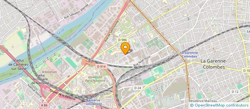 localisation de l'entreprise MONSIEUR ILIES GUENNAD  NANTERRE