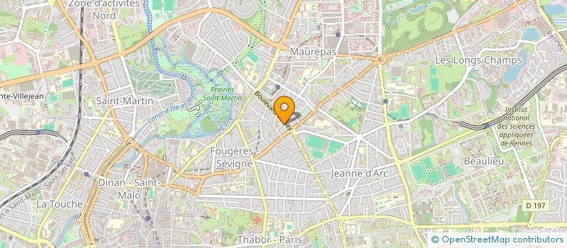 localisation de l'entreprise MONSIEUR ILIES GUILBERT--MAHOUDEAU  RENNES