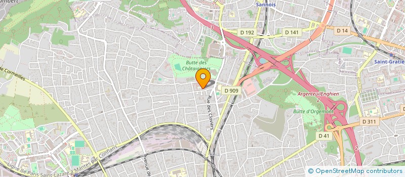 localisation de l'entreprise MONSIEUR ILIES HASNAOUI  ARGENTEUIL