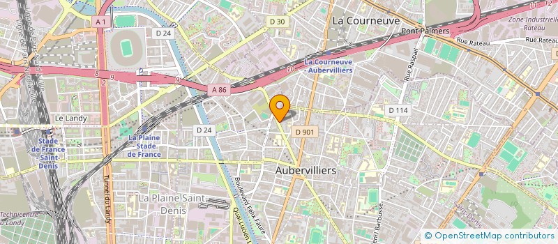 localisation de l'entreprise MONSIEUR ILIES KEBAILI  AUBERVILLIERS