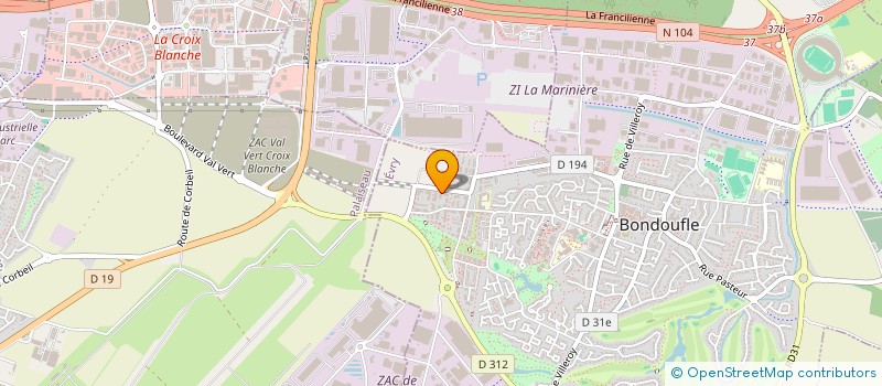 localisation de l'entreprise MONSIEUR ILIES KERBOUAI  BONDOUFLE