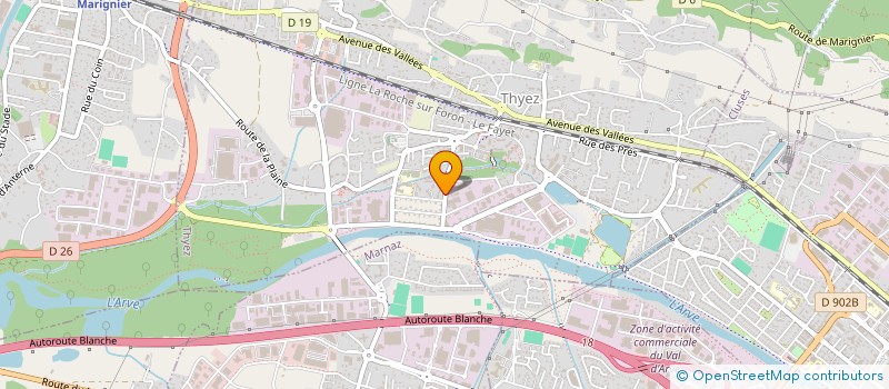 localisation de l'entreprise MONSIEUR ILIES KHELIFI  THYEZ