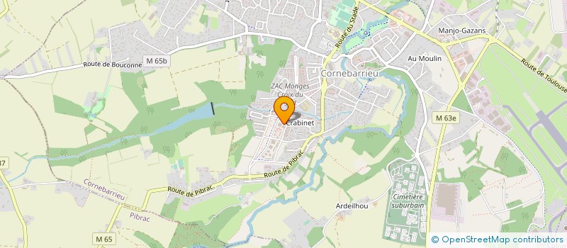 localisation de l'entreprise MONSIEUR ILIES KOUCHA  USSAC