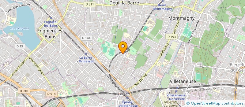 localisation de l'entreprise MONSIEUR ILIES LACHGUER  DEUIL-LA-BARRE
