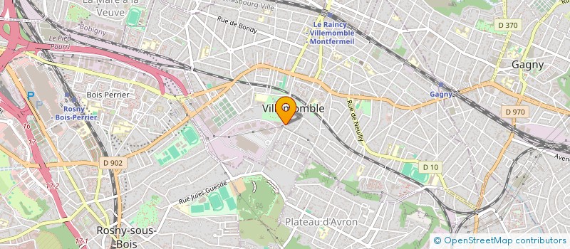 localisation de l'entreprise MONSIEUR ILIES MEHDAOUI à VILLEMOMBLE