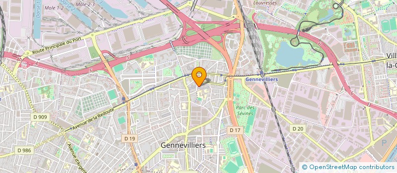 localisation de l'entreprise MONSIEUR ILIES MOSTEFAOUI  GENNEVILLIERS