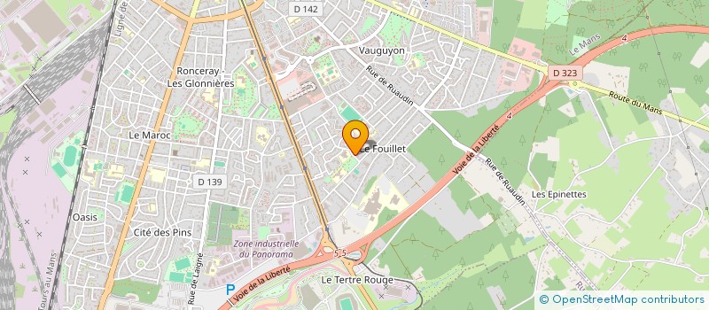 localisation de l'entreprise MONSIEUR ILIES MOUFFOK  LE MANS