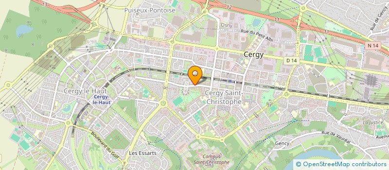 localisation de l'entreprise MONSIEUR ILIES OUFKIR  CERGY