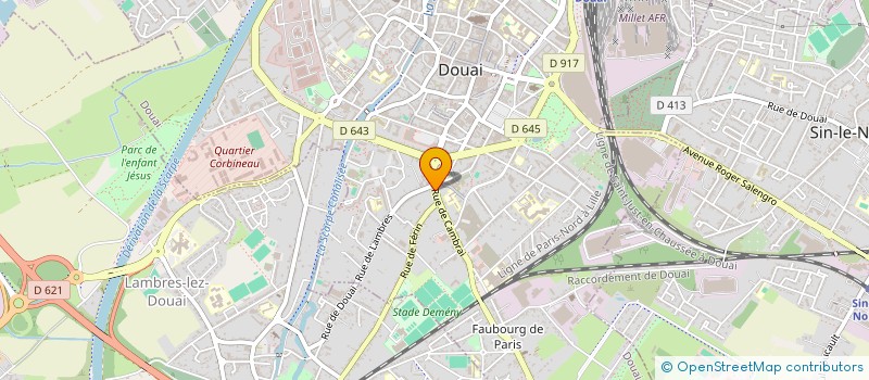 localisation de l'entreprise MONSIEUR ILIES SEMMACHE  DOUAI