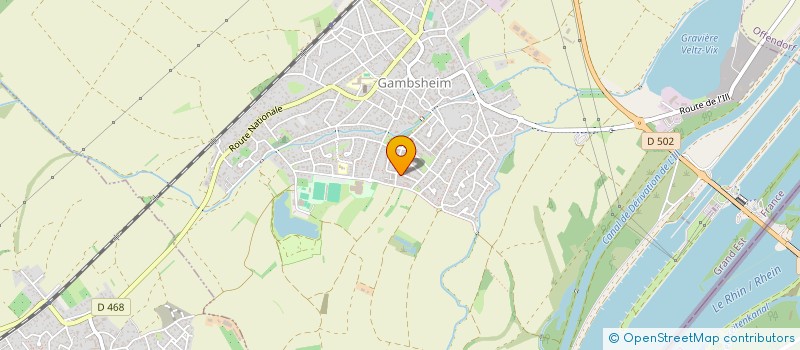 localisation de l'entreprise MONSIEUR ILIES TALEB-EHRMANN  GAMBSHEIM