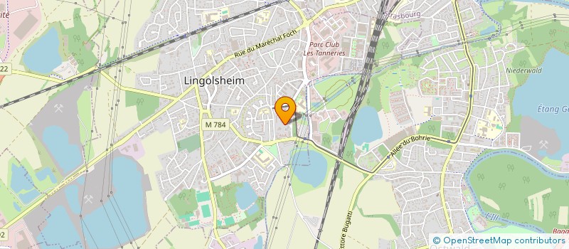 localisation de l'entreprise MONSIEUR ILIOS HAXHIAJ  LINGOLSHEIM