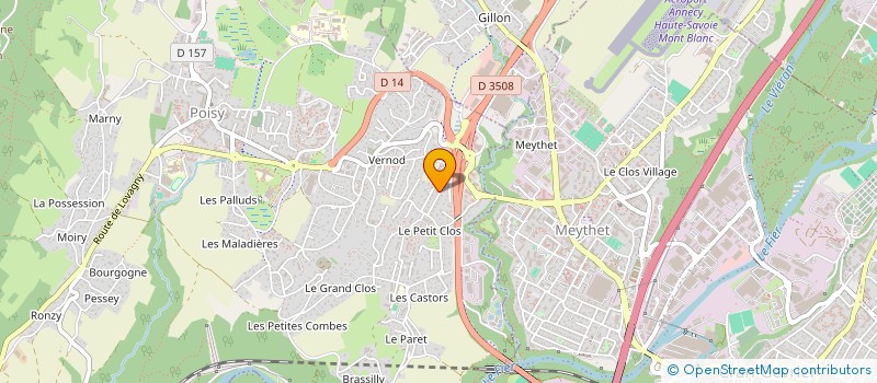 localisation de l'entreprise MONSIEUR ILIR EMINI  POISY