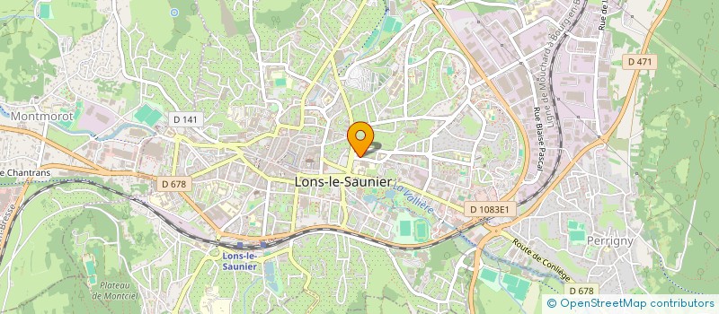 localisation de l'entreprise MONSIEUR ILIRJAN TOPALLI à LONS-LE-SAUNIER