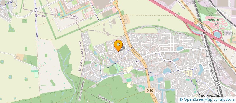 localisation de l'entreprise MONSIEUR ILISIO DA VEIGA DA CRUZ  SAVIGNY-LE-TEMPLE