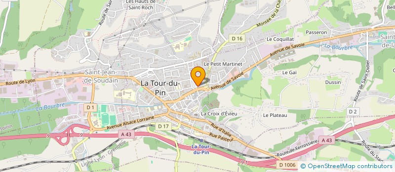 localisation de l'entreprise MONSIEUR ILIUTA-MARCEL TOMOAICA  LA TOUR-DU-PIN