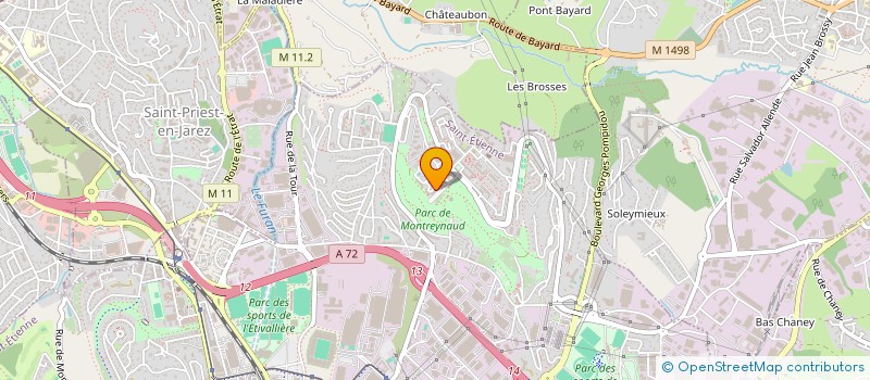 localisation de l'entreprise MONSIEUR ILIYES MELKIA  SAINT-ETIENNE