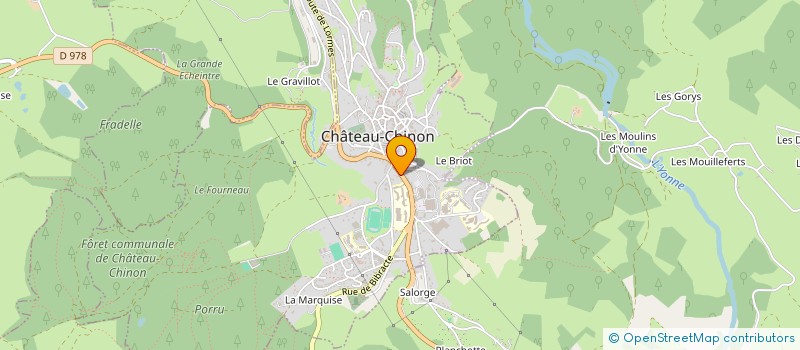 localisation de l'entreprise MONSIEUR ILJA ISCENKO  CHATEAU-CHINON (VILLE)