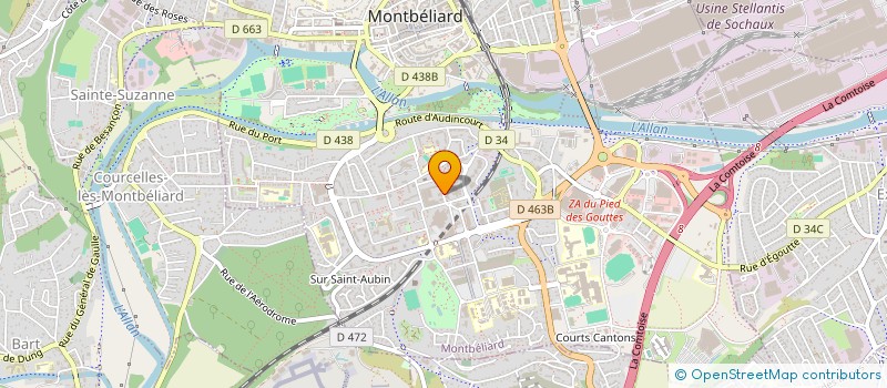 localisation de l'entreprise MONSIEUR ILKER CIFTCI  MONTBELIARD