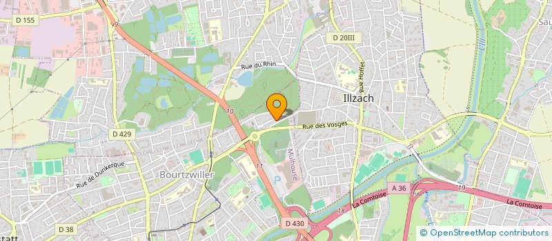 localisation de l'entreprise MONSIEUR ILKER GUNDUZ  MULHOUSE