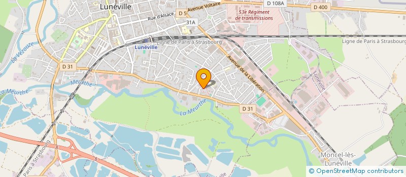 localisation de l'entreprise MONSIEUR ILKER SIPER  LUNEVILLE