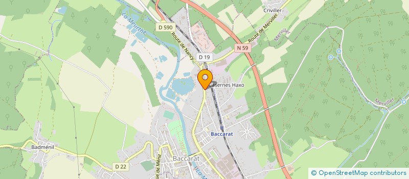 localisation de l'entreprise MONSIEUR ILKER UNLU  BACCARAT