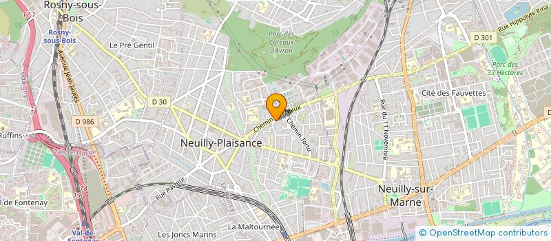 localisation de l'entreprise MONSIEUR ILLIA YANIOHLO  NEUILLY PLAISANCE