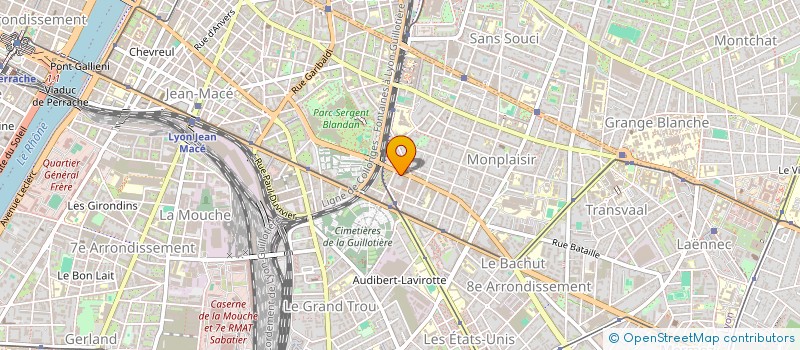 localisation de l'entreprise MONSIEUR ILLIES GRINE  LYON 8EME