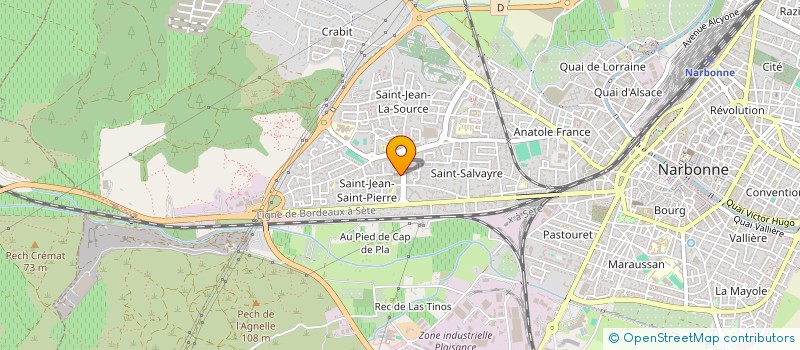 localisation de l'entreprise MONSIEUR ILLIYASSO NASSER à NARBONNE