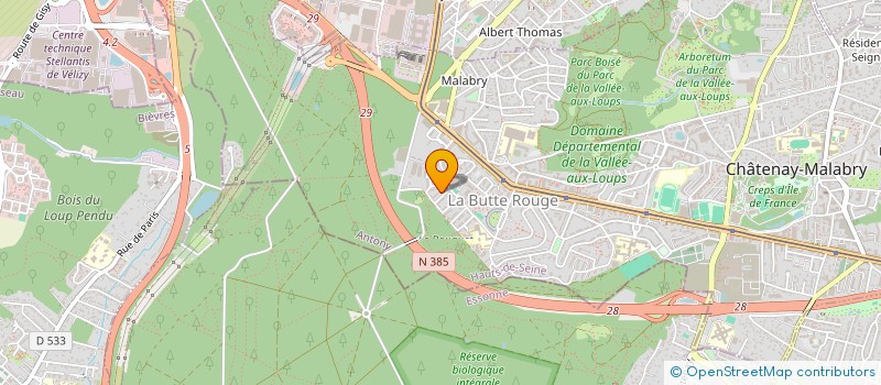 localisation de l'entreprise MONSIEUR ILLO MAKHZOUM  CHATENAY-MALABRY