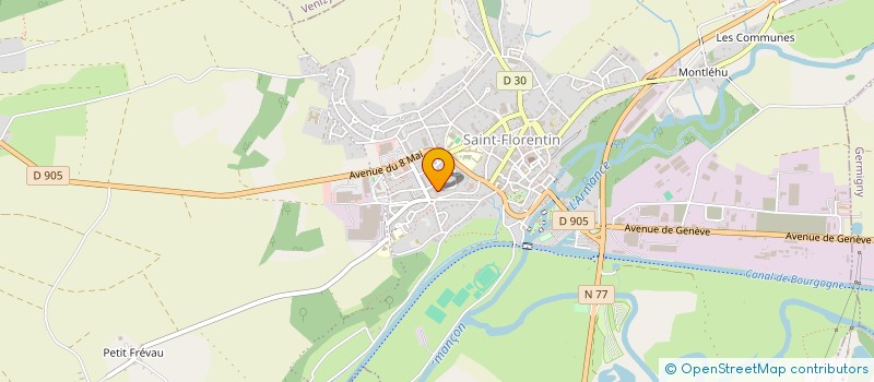 localisation de l'entreprise MONSIEUR ILLYAS MIRALIKHEL  SAINT-FLORENTIN