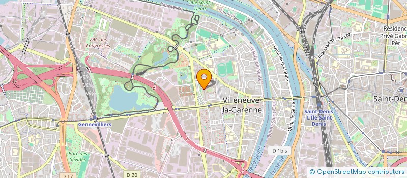 localisation de l'entreprise MONSIEUR ILLYES AZIM à VILLENEUVE-LA-GARENNE