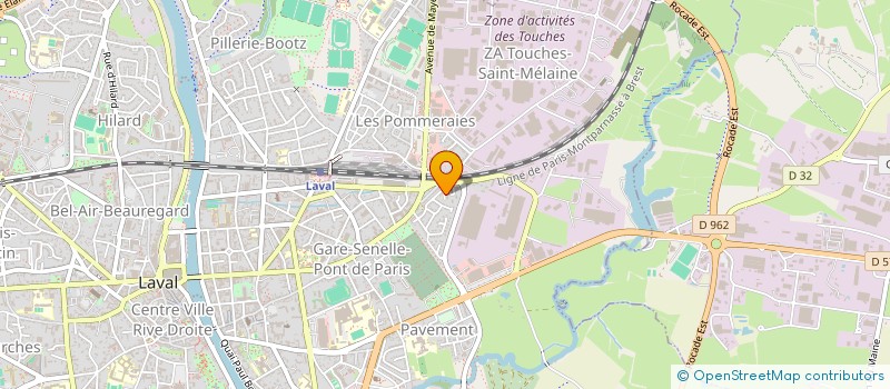 localisation de l'entreprise MONSIEUR ILMOUTDINE KOURBANOV à LAVAL