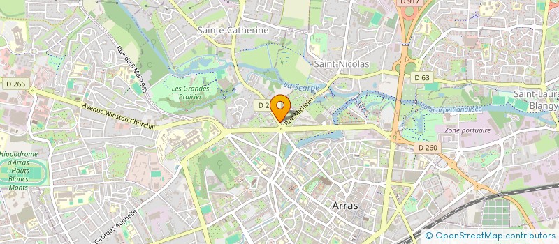 localisation de l'entreprise MONSIEUR ILSE AVEIRO GIMENEZ à ARRAS