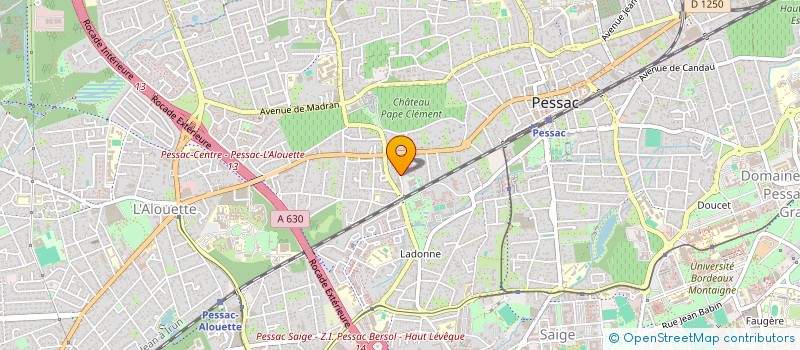 localisation de l'entreprise MONSIEUR ILUNGA NGOYI  PESSAC