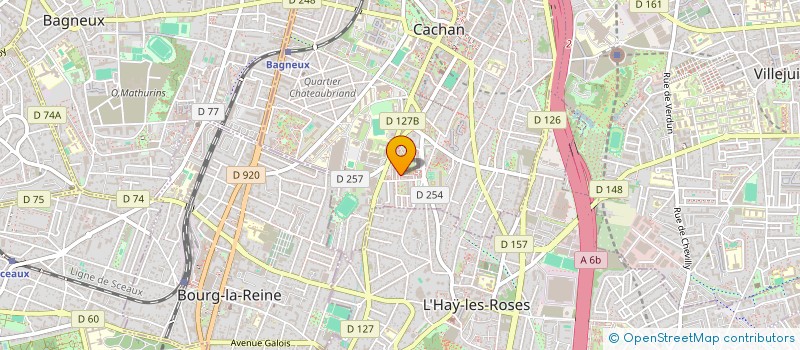 localisation de l'entreprise MONSIEUR ILUS BAKWAMAY  CACHAN