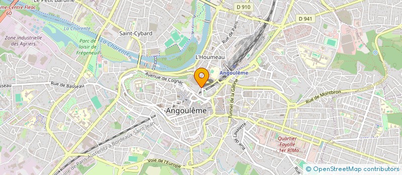 localisation de l'entreprise MONSIEUR ILYA KLEIN à ANGOULEME
