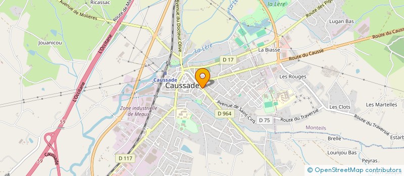 localisation de l'entreprise MONSIEUR ILYA POGHOSYAN  CAUSSADE