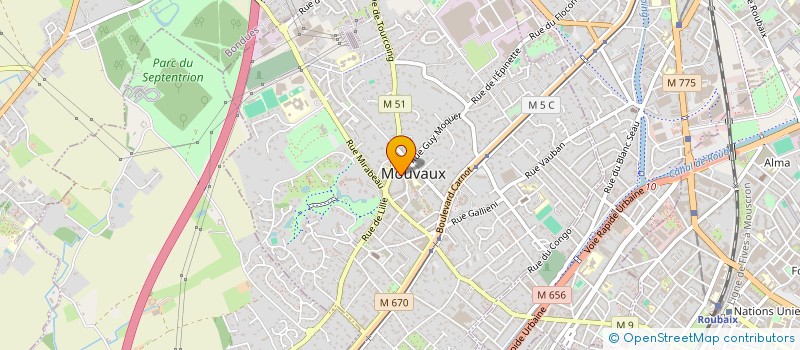 localisation de l'entreprise MONSIEUR ILYA VASILIEV  MOUVAUX