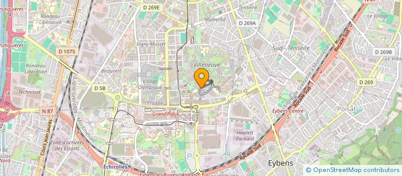 localisation de l'entreprise MONSIEUR ILYAS AIT-CHABANE à GRENOBLE