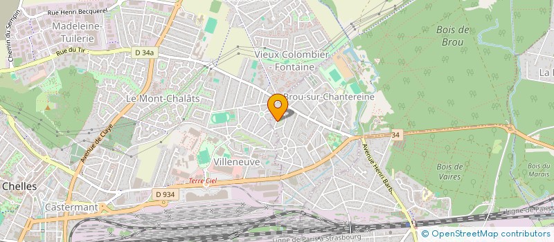 localisation de l'entreprise MONSIEUR ILYAS AOUAITIA  BROU-SUR-CHANTEREINE