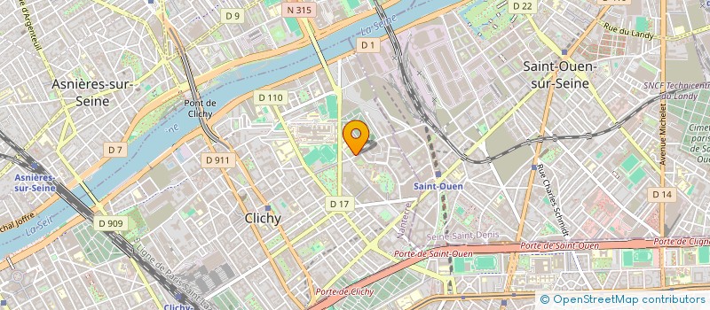 localisation de l'entreprise MONSIEUR ILYAS ARFALA à CLICHY