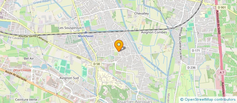 localisation de l'entreprise MONSIEUR ILYAS ASBATRI  AVIGNON