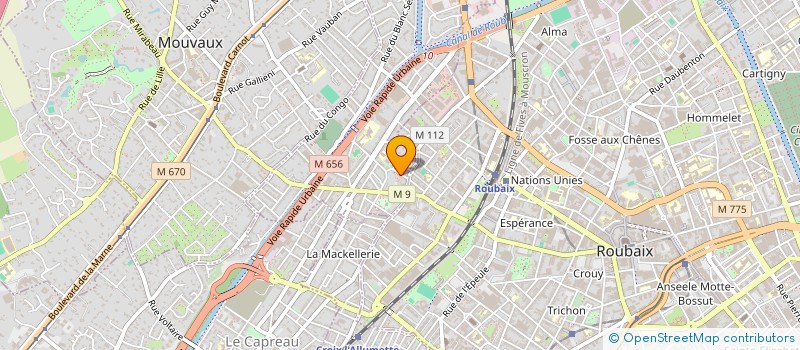 localisation de l'entreprise MONSIEUR ILYAS BELLOUQ  TOURCOING