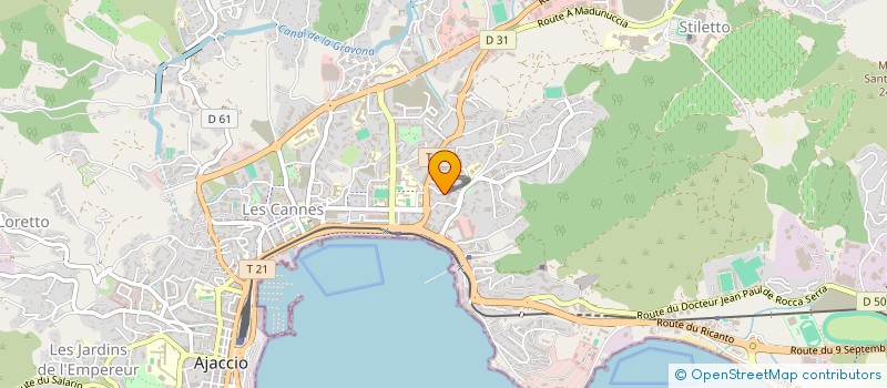 localisation de l'entreprise MONSIEUR ILYAS BOUDADI à AJACCIO