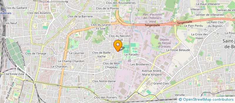 localisation de l'entreprise MONSIEUR ILYAS BOUHATTATE à ORLEANS