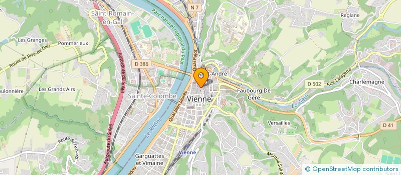 localisation de l'entreprise MONSIEUR ILYAS CHERIEF à VIENNE