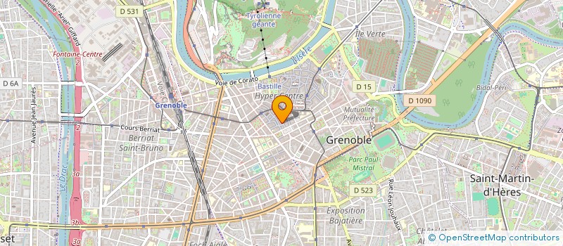 localisation de l'entreprise MONSIEUR ILYAS DERRAR à GRENOBLE